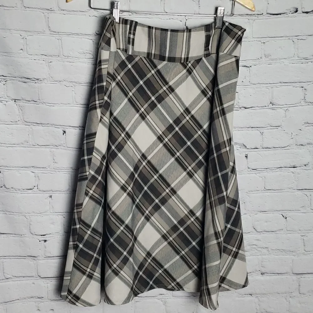 ‎East 5th Brown and Tan Skirt